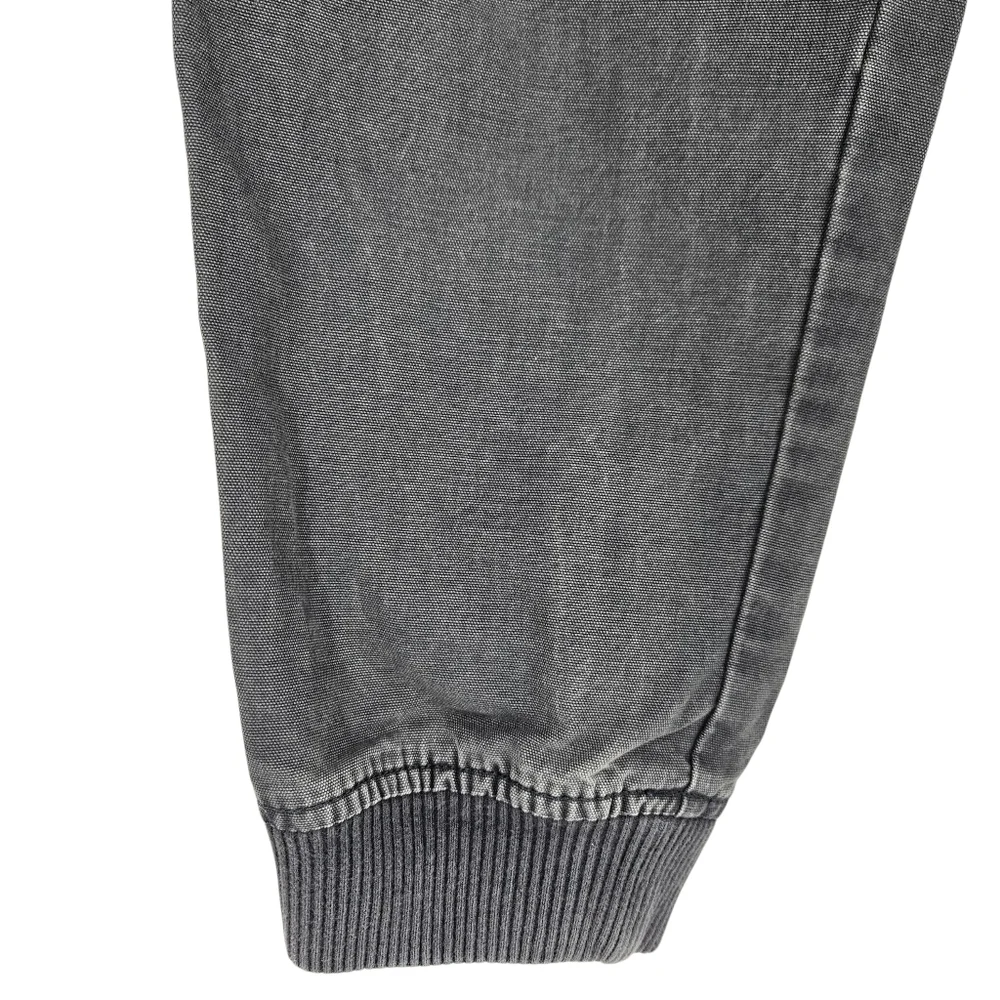 GAP Joggers Shark Fin Gray Stretch Waist Pull On Canvas Pants Mens Medium
